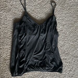 American Eagle Outfitters grey ruffled Camisole size medium